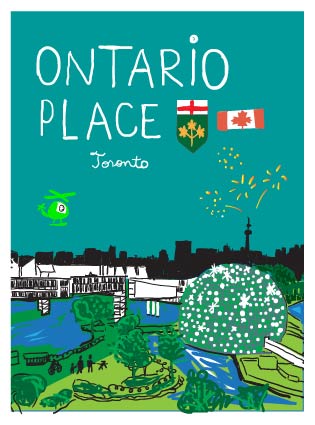 Ontario Place Greeting Card