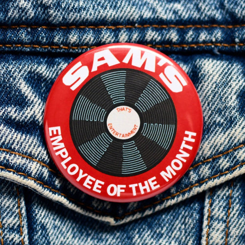 Sam's Employee of the Month Button