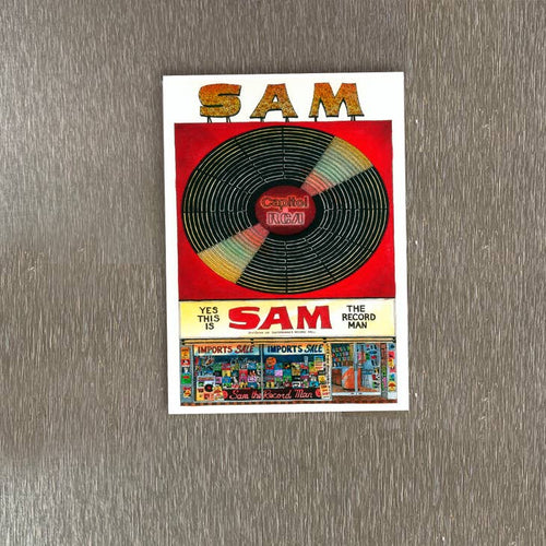 Sam the Record Man Magnet