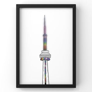 CN Tower Pride Art Print