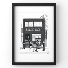 Load image into Gallery viewer, Black Eagle Art Print