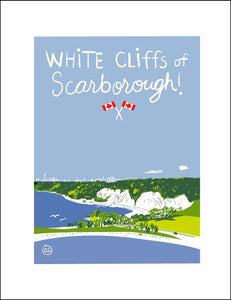 Scarborough Bluffs ("The White Cliffs of Scarborough") Print