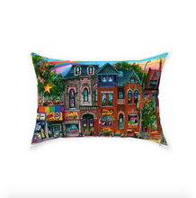 Load image into Gallery viewer, The Village Streetscape Pillow