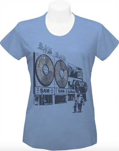 Womens Sam The Record Man T-shirt