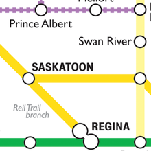 Load image into Gallery viewer, City of Canada Transit Map Print