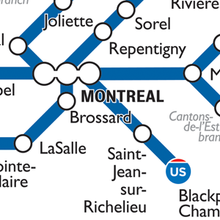 Load image into Gallery viewer, City of Canada Transit Map Print