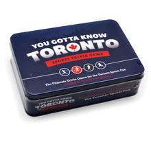 Load image into Gallery viewer, You Gotta Know Toronto sports trivia game