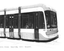 Load image into Gallery viewer, TTC Flexity Outlook Streetcar Art Print