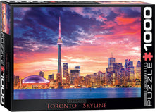 Load image into Gallery viewer, Toronto Skyline at Sunset Jigsaw Puzzle