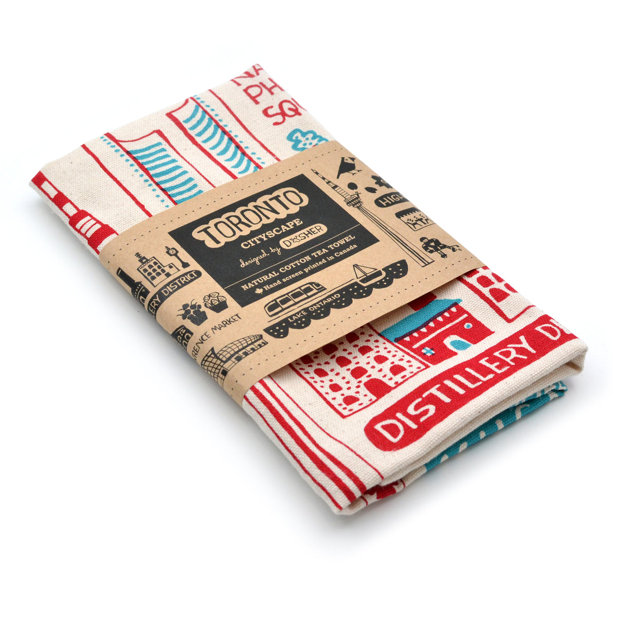 Toronto Illustrated Tea Towel Spacing Store Toronto's City Gift Store