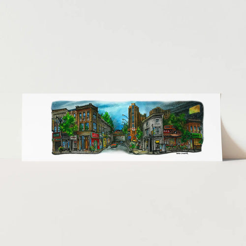 The Junction (Keele & Dundas) Streetscape Art Print