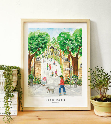 Toronto High Park Gate Art Print (12