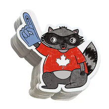 Load image into Gallery viewer, Team Canada Raccoon Sticker