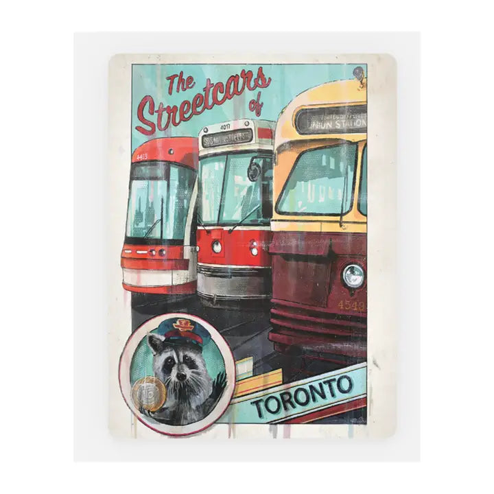 Streetcars of Toronto Sticker – Spacing Store: Toronto's City Gift Store
