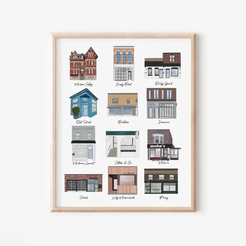 Toronto Brunch Restaurants Print