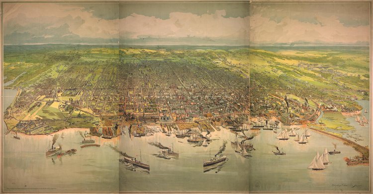 1893 Map of Toronto