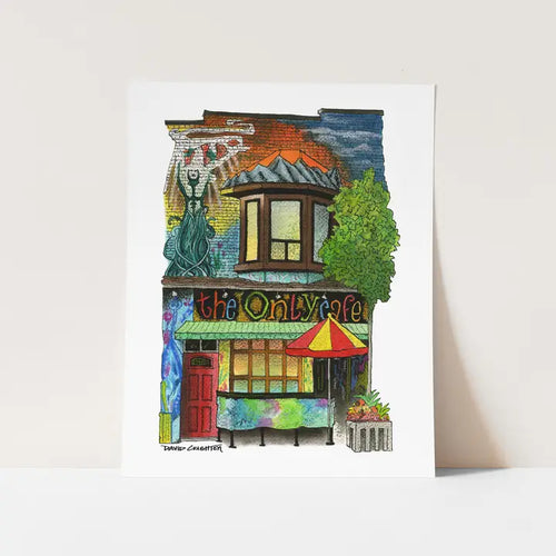 The Only Cafe Art Print