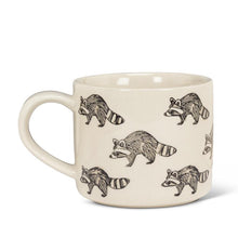 Load image into Gallery viewer, Raccoon Motif Stoneware Mug