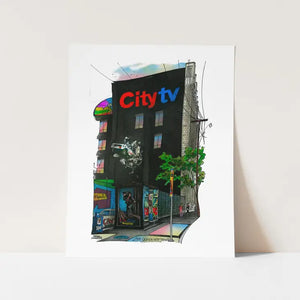 City TV Art Print
