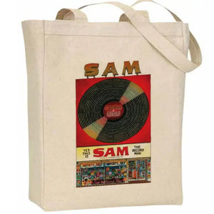 Sam the Record Man Tote Bag