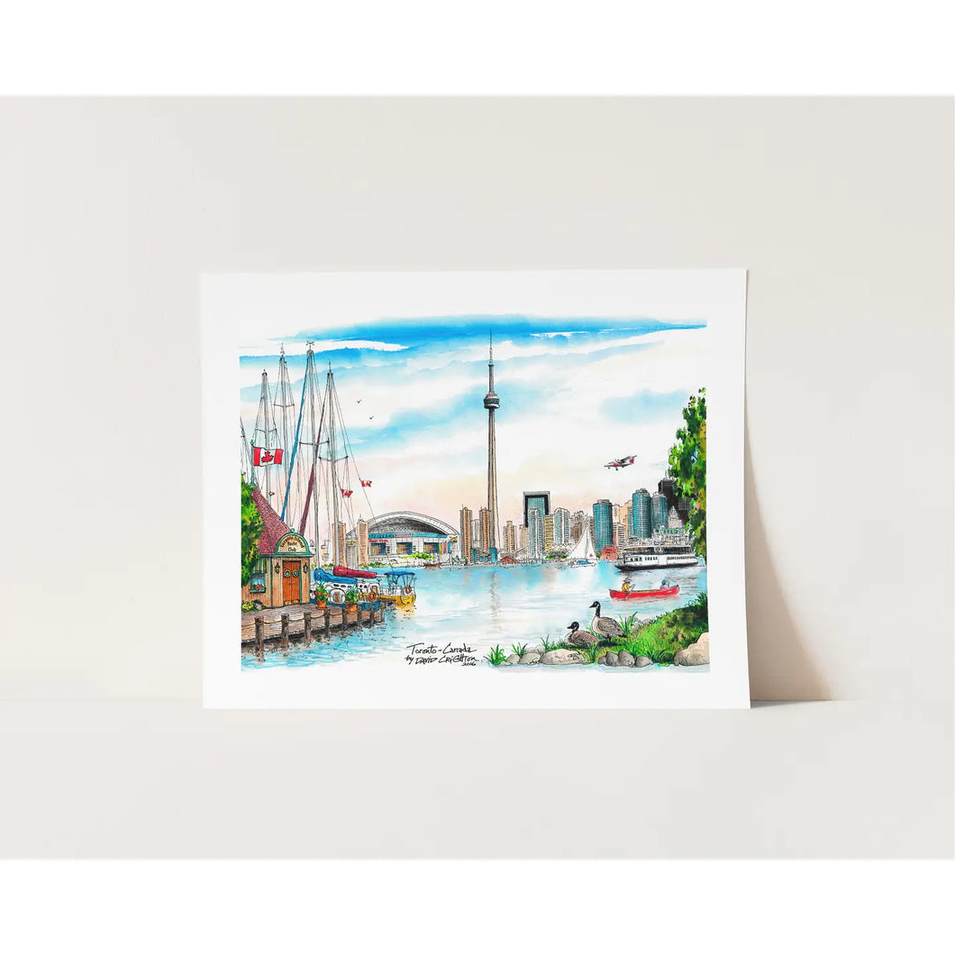 View From Toronto Island Art Print