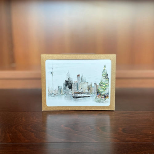 Winter Skyline Holiday Cards Boxed Set