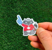 Load image into Gallery viewer, Team Canada Raccoon Sticker
