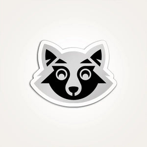 Trickster Raccoon Vinyl Sticker