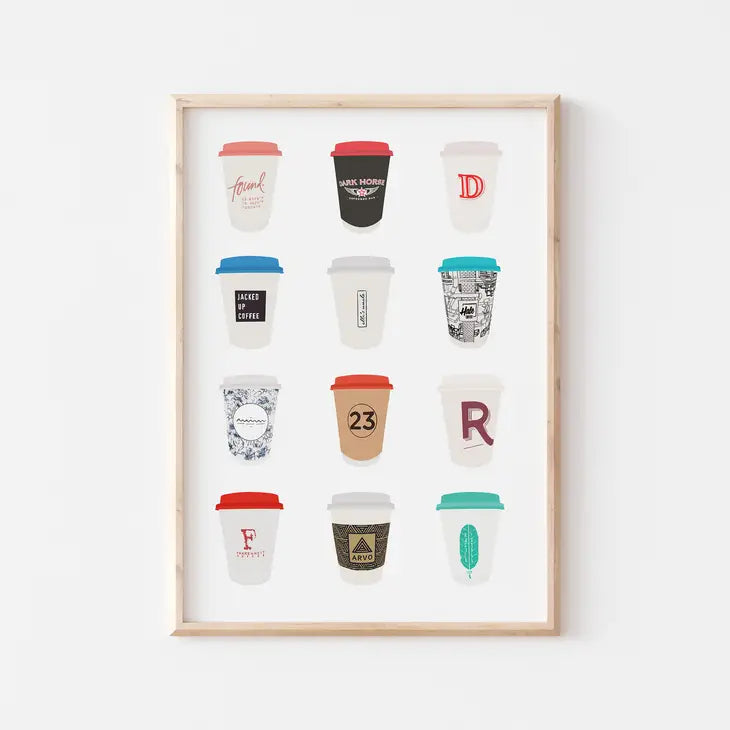 Toronto Coffee Shops print V2