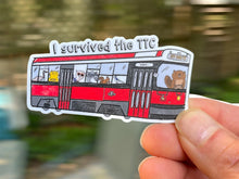 Load image into Gallery viewer, "I Survived the TTC" Streetcar Sticker