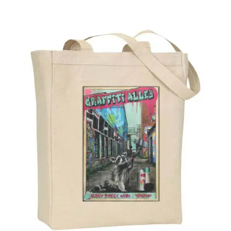 Graffiti Alley Tote Bag
