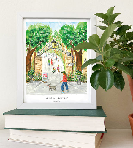 Toronto High Park Gate Art Print (8