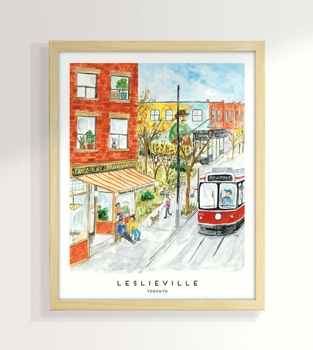 Leslieville Art Print (8