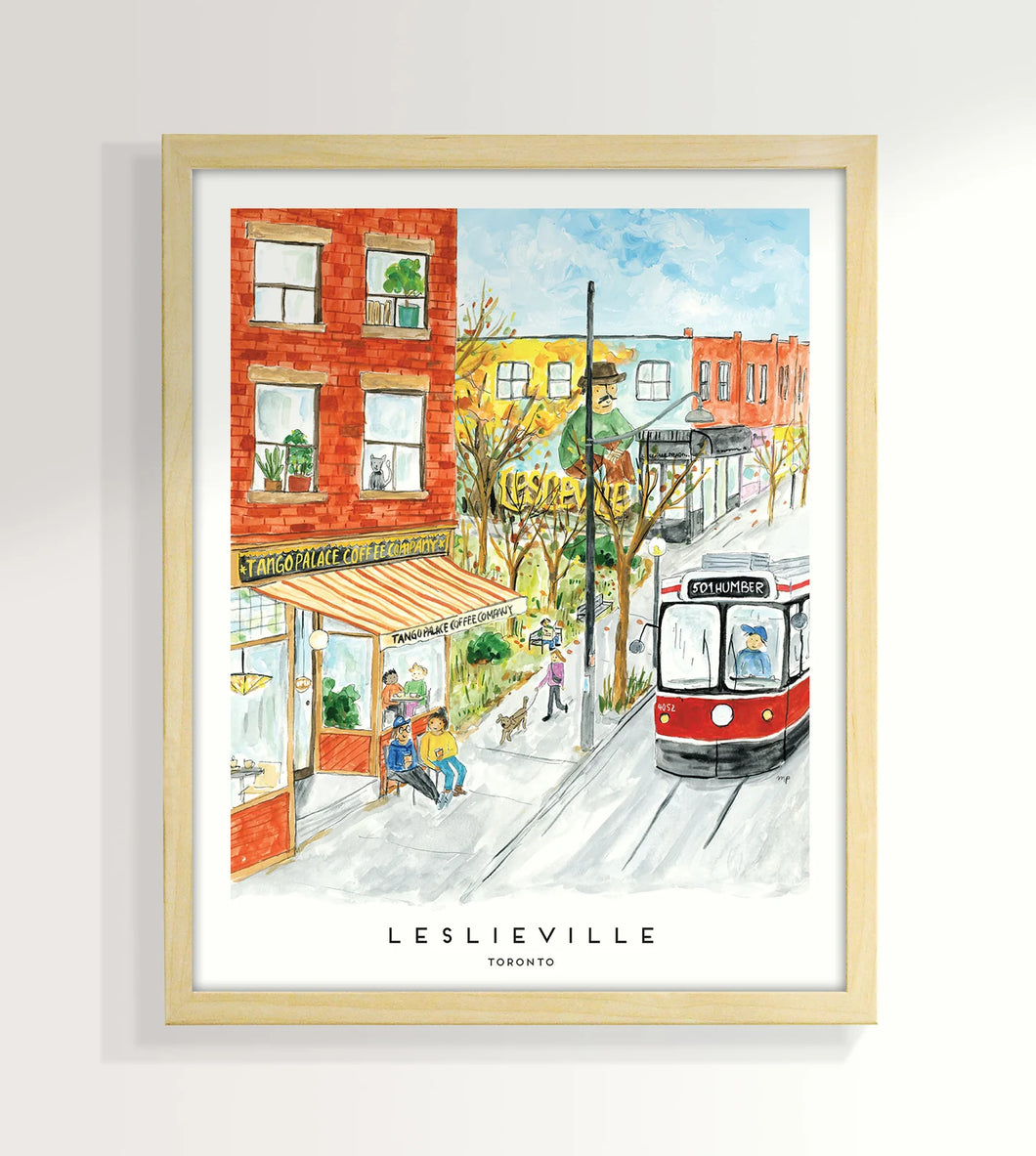 Leslieville Art Print (8