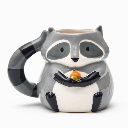 Chubby Raccoon Ceramic Mug
