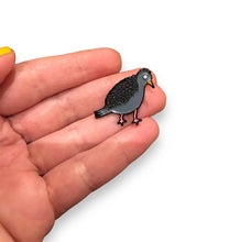Load image into Gallery viewer, Perturbed Pigeon Enamel Pin