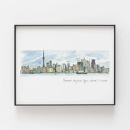 Toronto Skyline Art Print