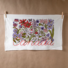 Load image into Gallery viewer, Canadian Wildflowers Tea Towel