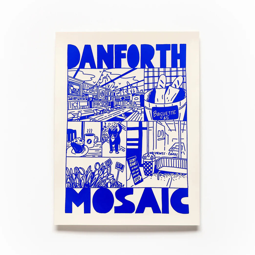 Danforth Mosaic Art Print – Spacing Store: Toronto's City Gift Store