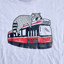 Load image into Gallery viewer, Streetcar Raccoon Kids T-shirt (Full Colour Print)