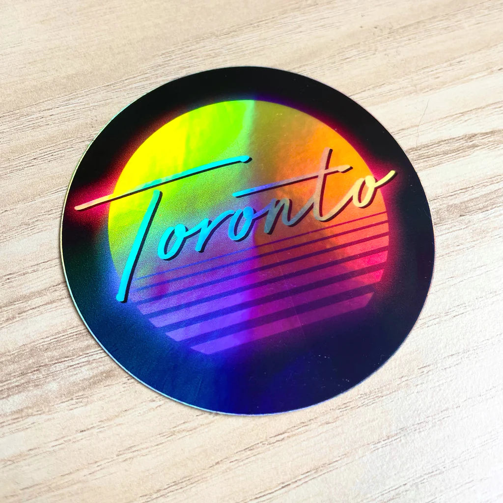 80s-style Toronto Sticker