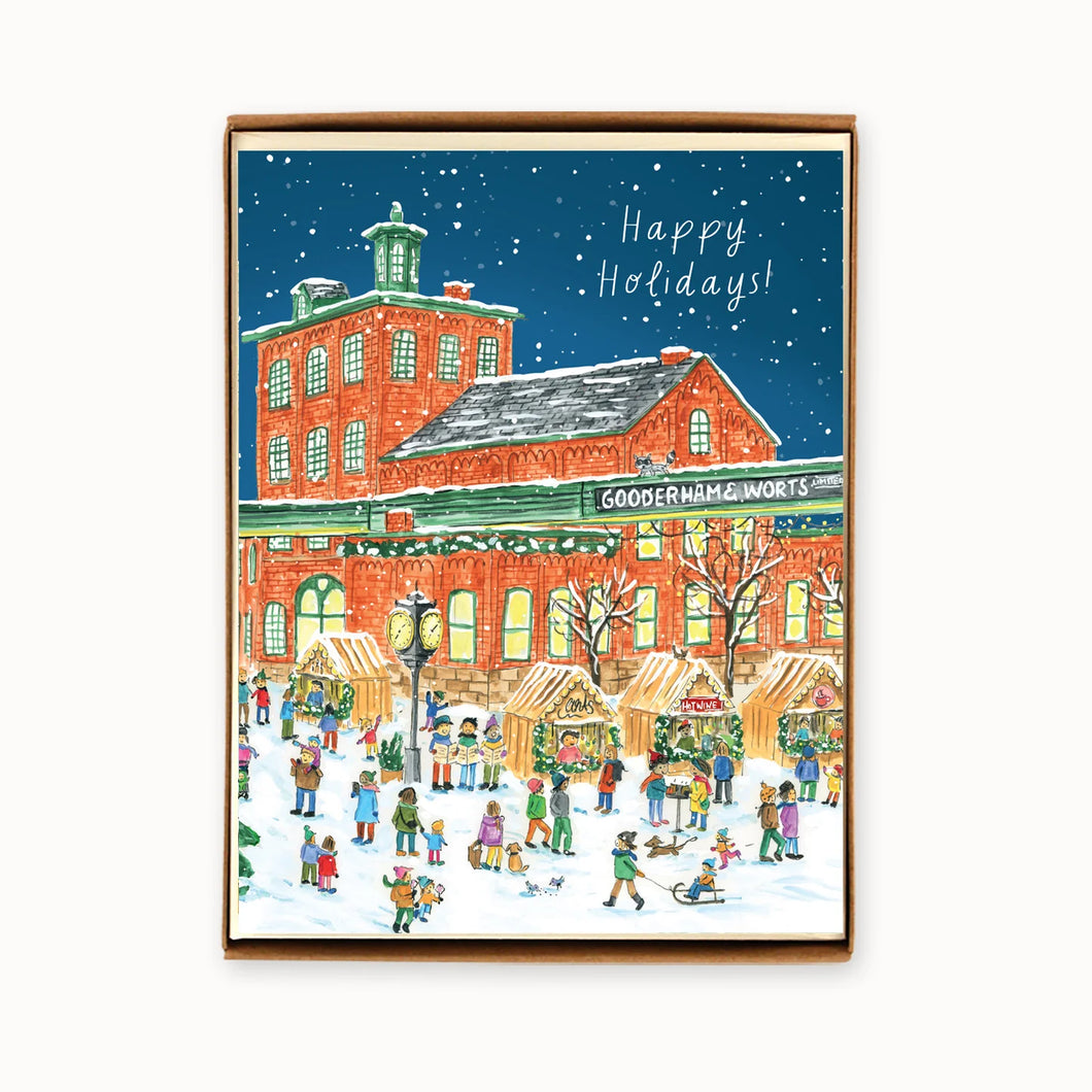 Distillery District Wraparound Holiday Card Boxed Set