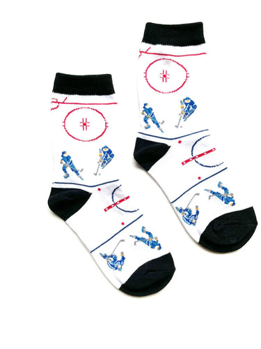 Kids Hockey Player Crew Socks