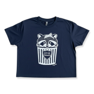 Women's Trash Can Raccoon Boxy T-shirt