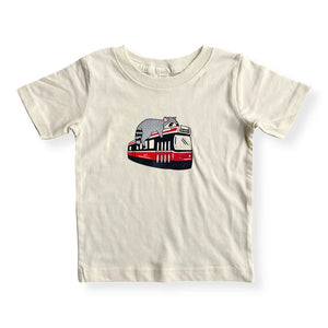Kids Streetcar Raccoon T-shirt (Full Colour Print)