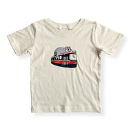 Kids Streetcar Raccoon T-shirt (Full Colour Print)