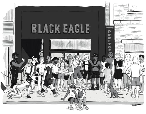 Black Eagle Lineup Art Print