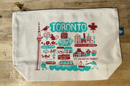 Toronto Illustrated Zip Pouch