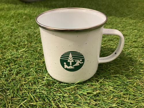 Retro Parks and Rec Logo Enamel Mug