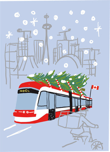 TTC Streetcar Christmas Card